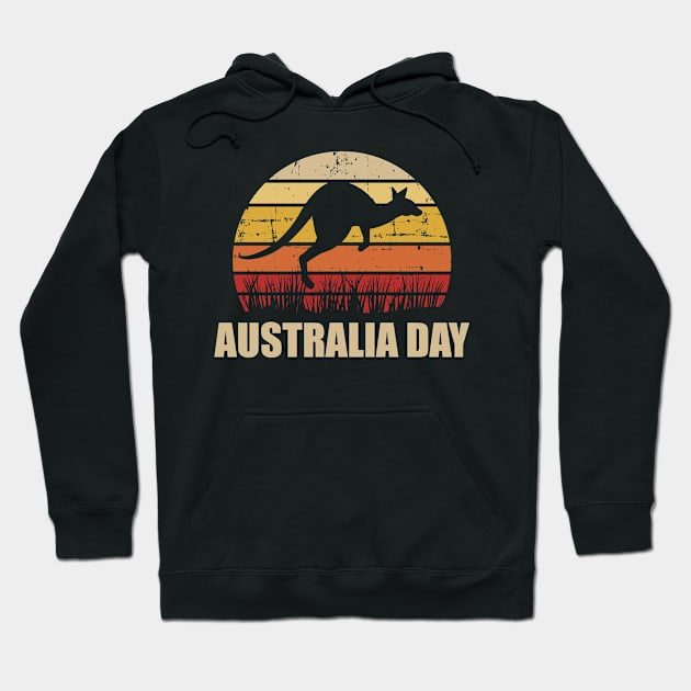 Australia Day vintage Hoodie by Designzz